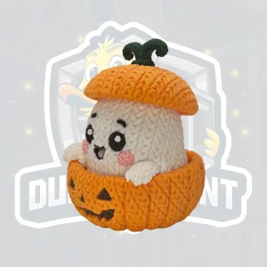 Knitted Ghost Pumpkin  image 9