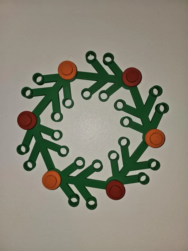 Brick Christmas Door Wreath