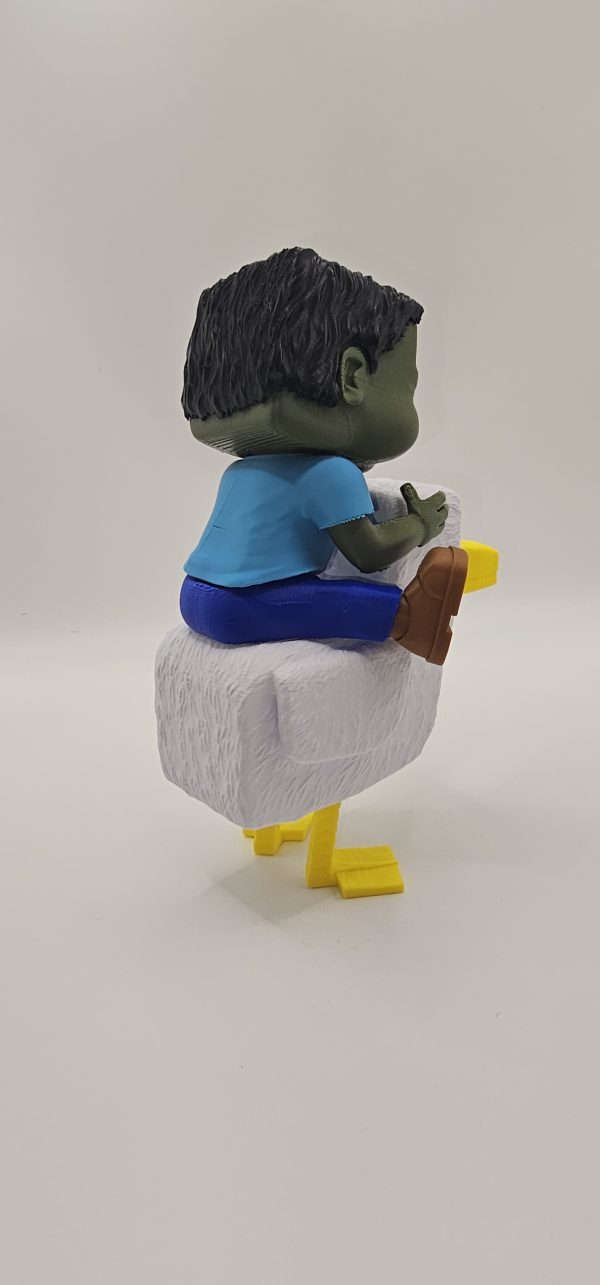 Minecraft - Inspired Chicken Jockey Statue - Image 9