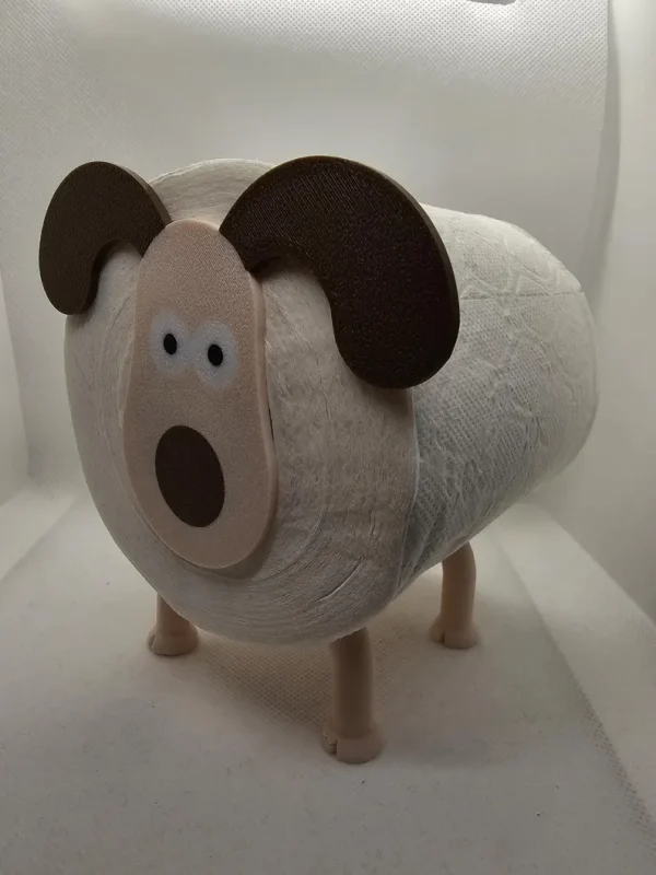 Decorative Dog Toilet Roll Holder - Image 2