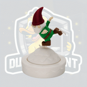 Let It Gnome – 3D Printed Spinning Ice Skater Gnome
