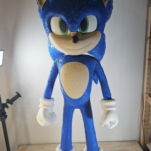 Life-Size Sonic the Hedgehog Statue